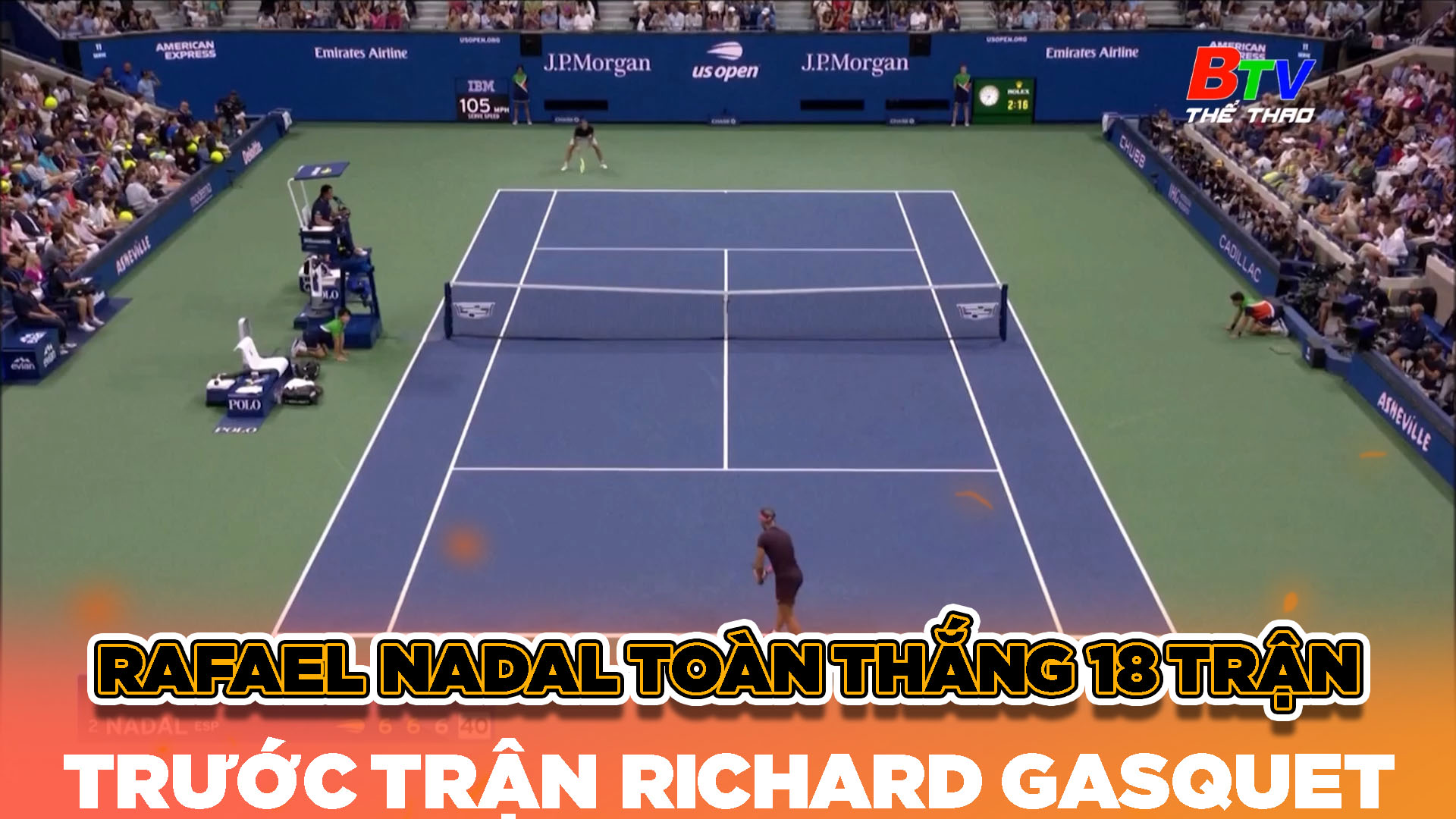 Rafael Nadal toàn thắng 18 trận trước Richard Gasquet